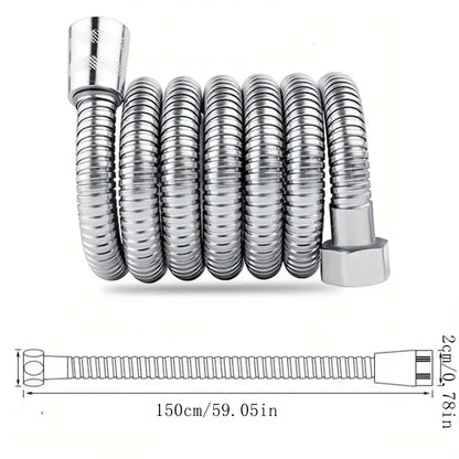 Extra Long Stainless Steel Shower Hose - Durable & Flexible
