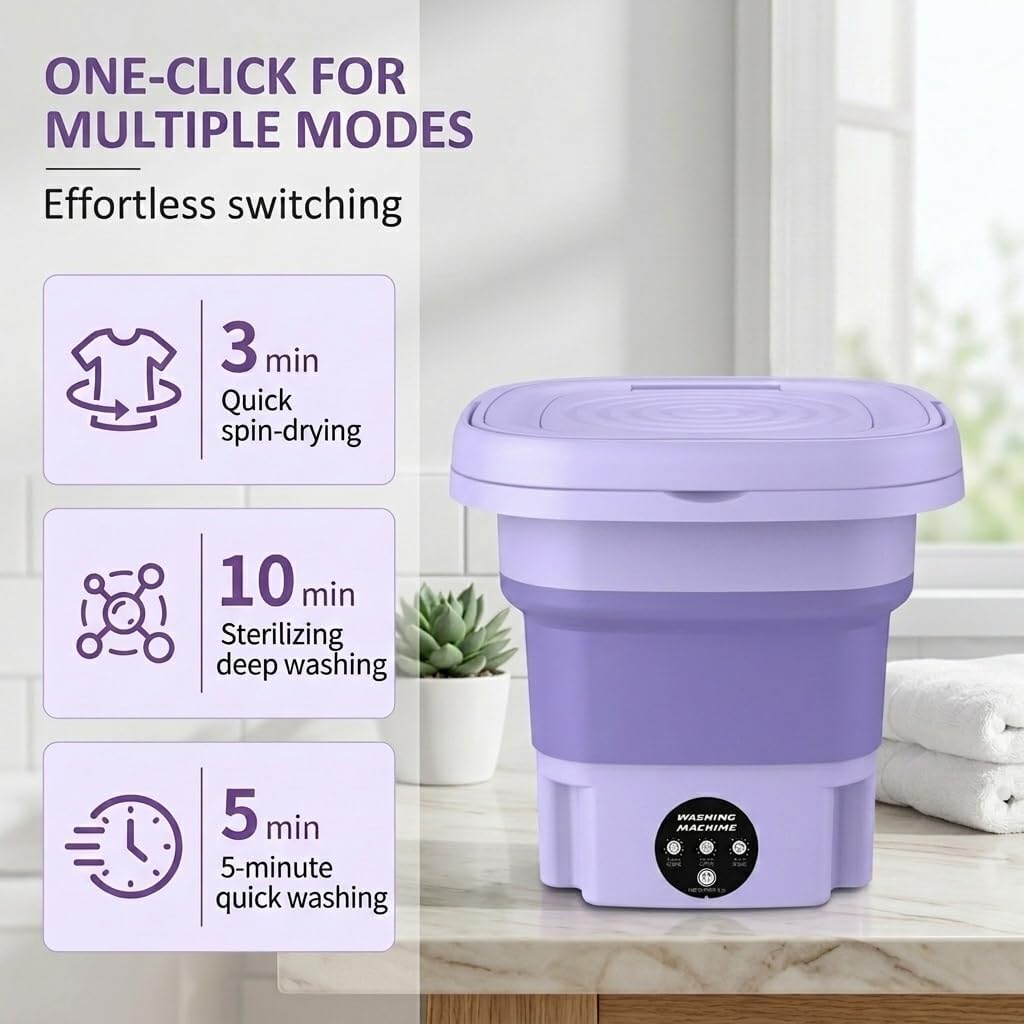 Retractable Folding Washing Machine