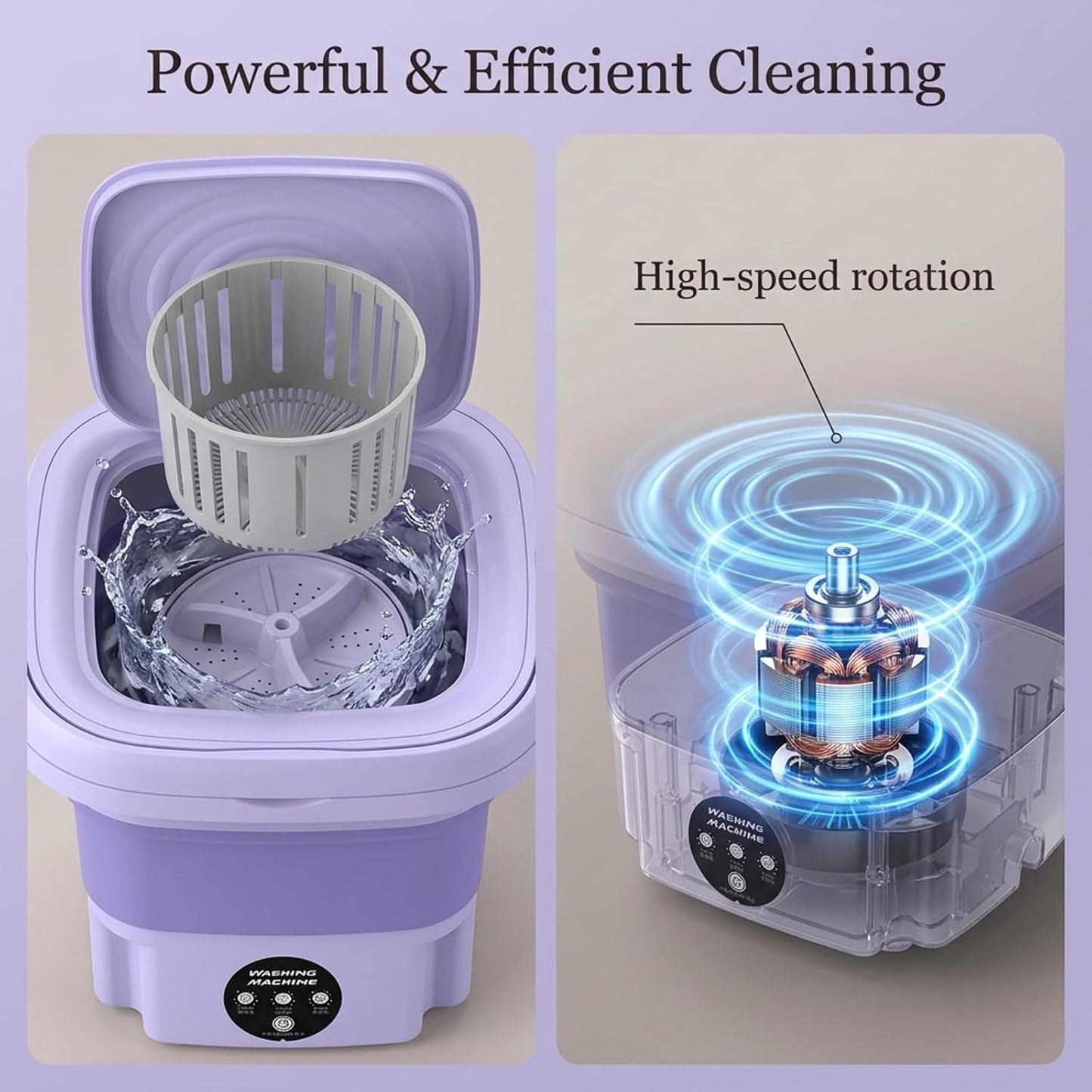 Retractable Folding Washing Machine