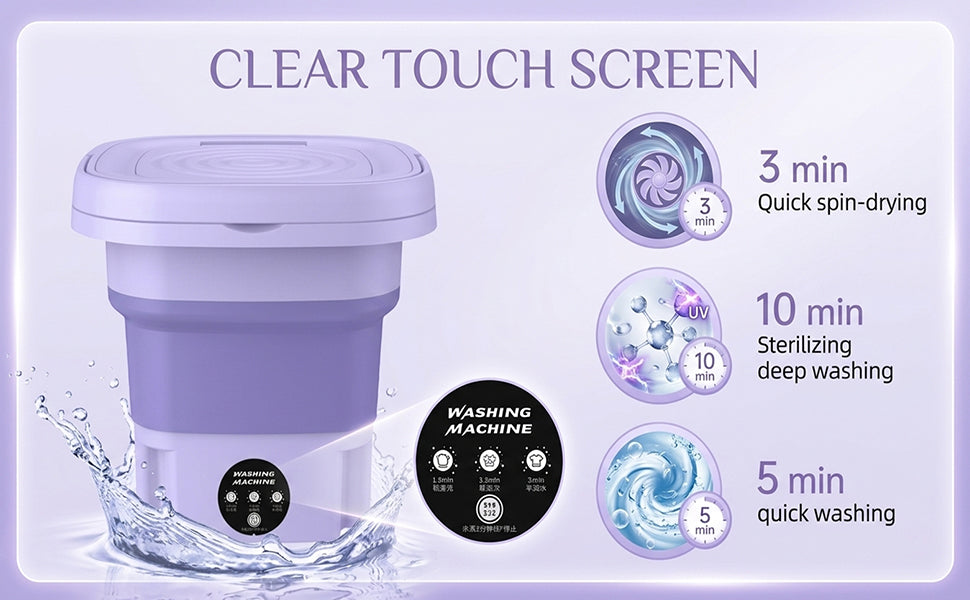 Retractable Folding Washing Machine