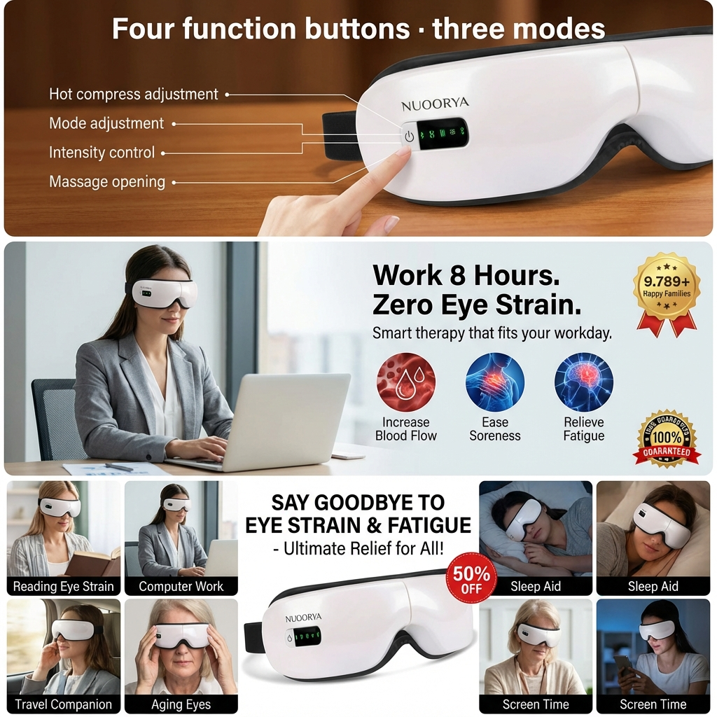 Nuoorya™ LumiRelax Eye Massager.