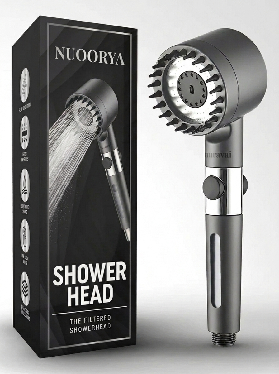 AquaPure Pro™ — The High Pressure Filtered Shower Head