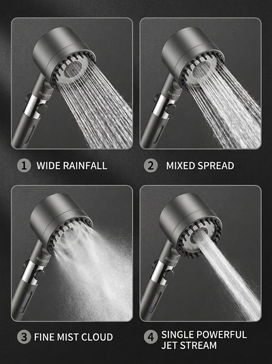 AquaPure Pro™ — The High Pressure Filtered Shower Head