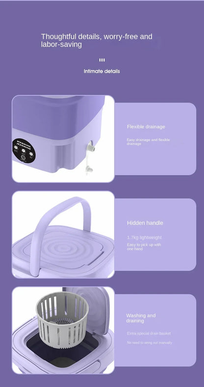 Retractable Folding Washing Machine